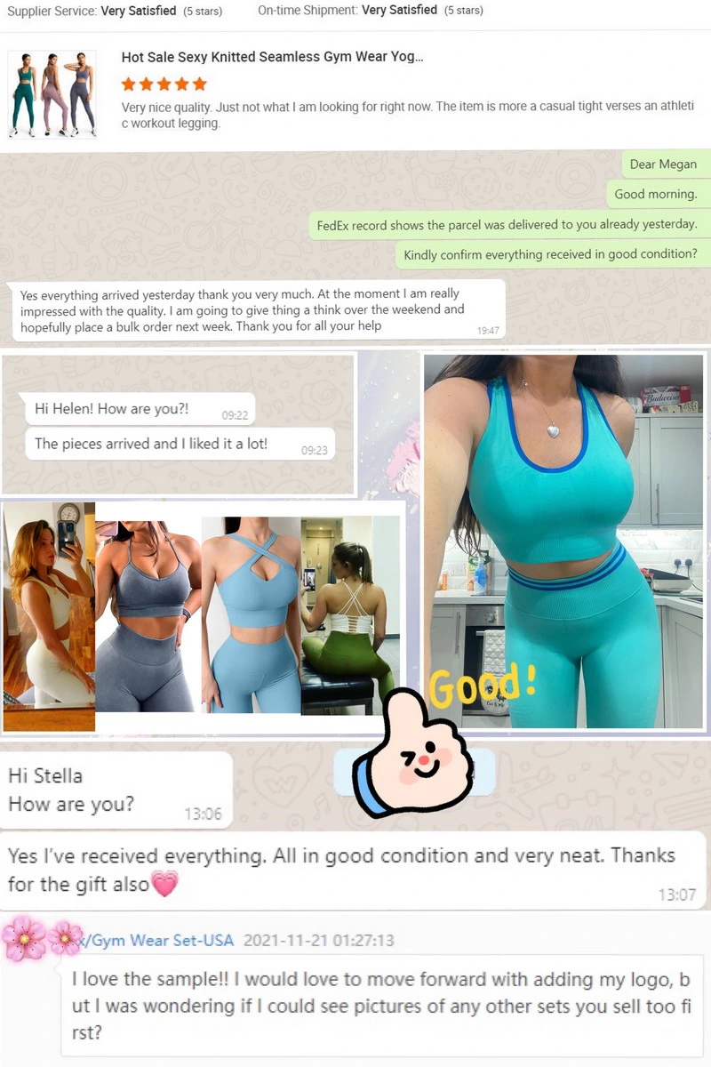 Wholesale Eco-Friendly Sweatsuits Green Chic Yoga Activewear for Women, Sexy Sports Bra and Scrunch Booty Leggings Seamless Gym Outfits Athletic Wear Sets