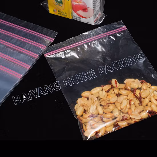 LDPE Clear Transparent Tight Zipper Bag /Ziplock Bag Zip Lock Bag /Plastic Fresh Bag/Packaging Bag/Food Bag Price/Reclosable Bag